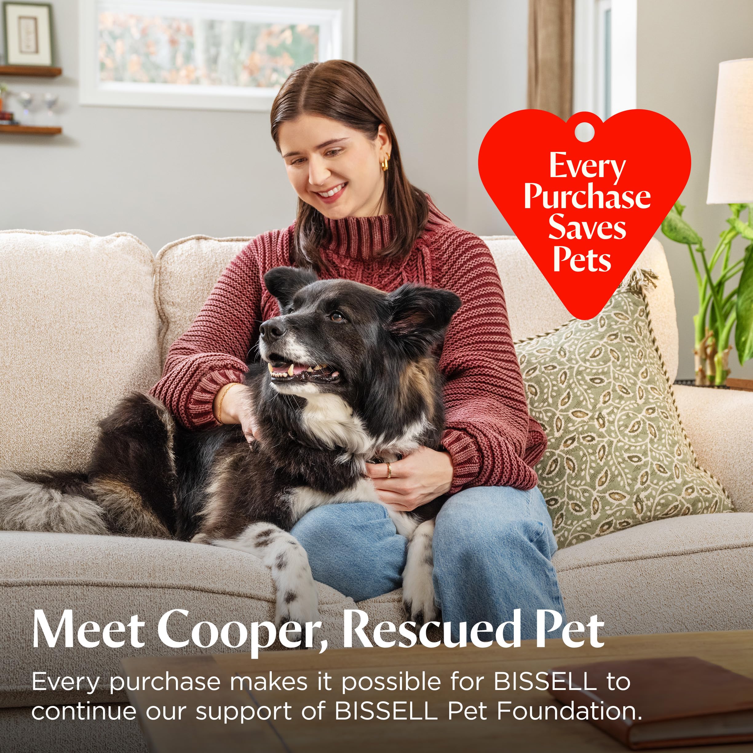 Bissell FurForce in action cleaning floors and rugs