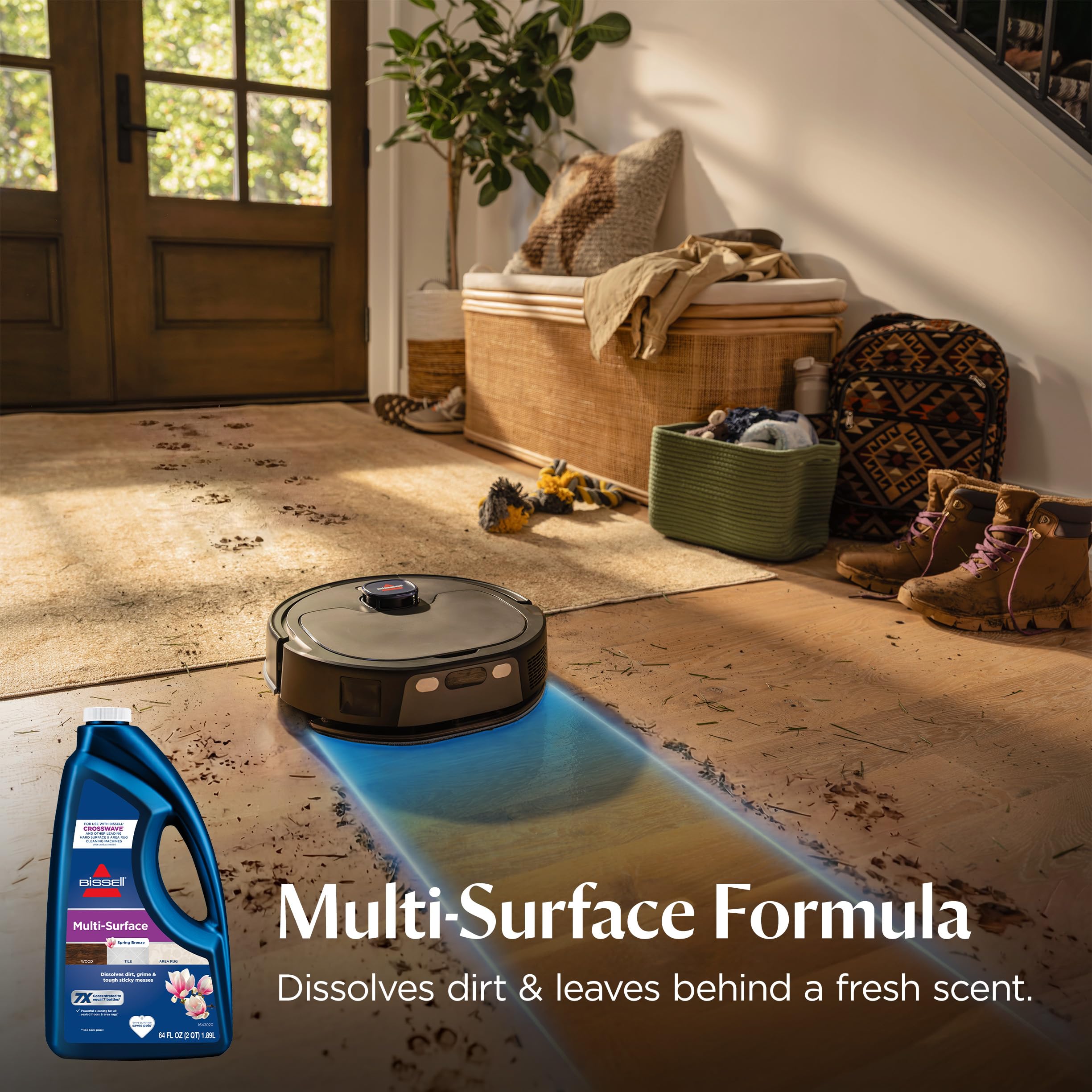 Bissell FurForce maps a living room with LiDAR navigation