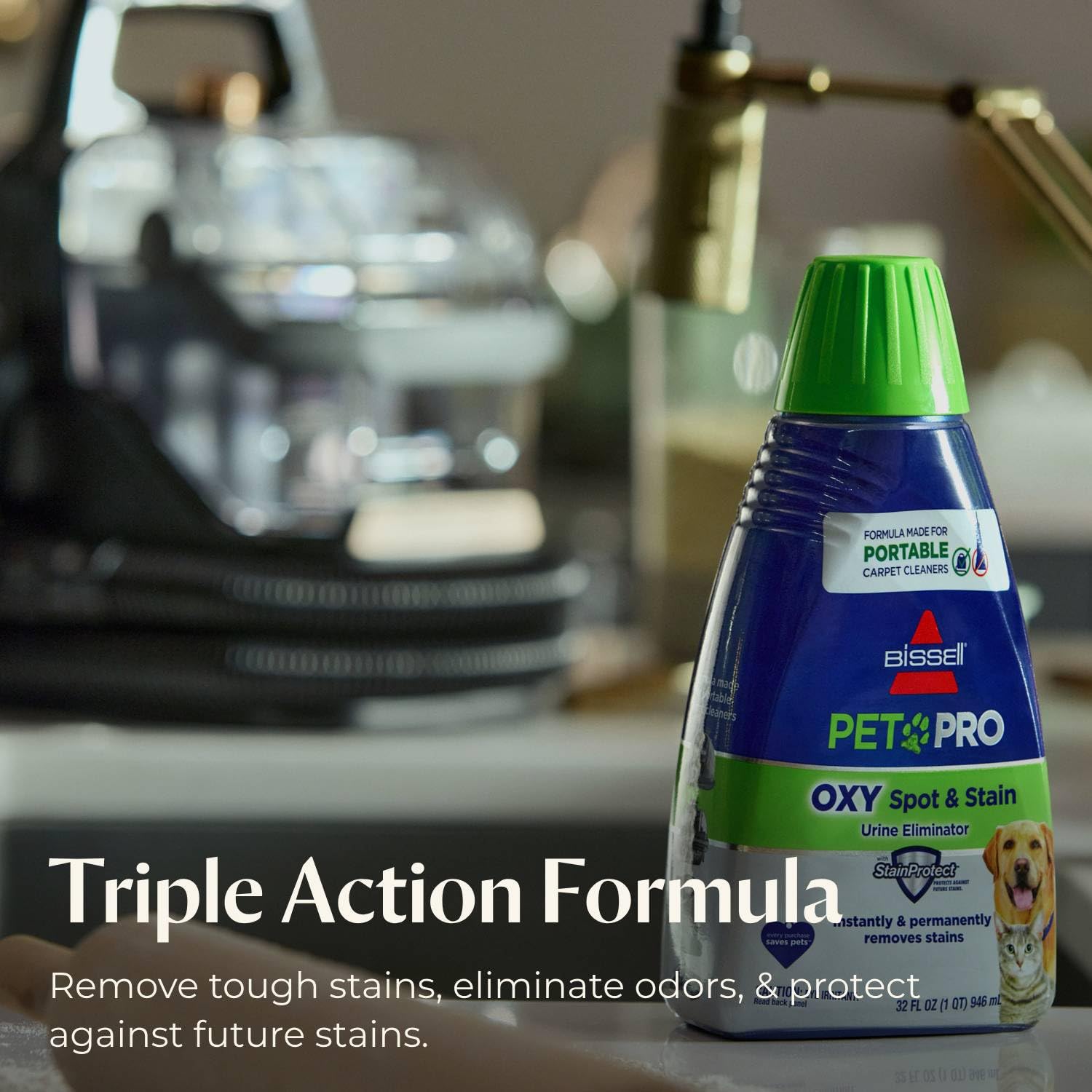 Bissell Little Green HydroSteam upholstery dries quickly after cleaning