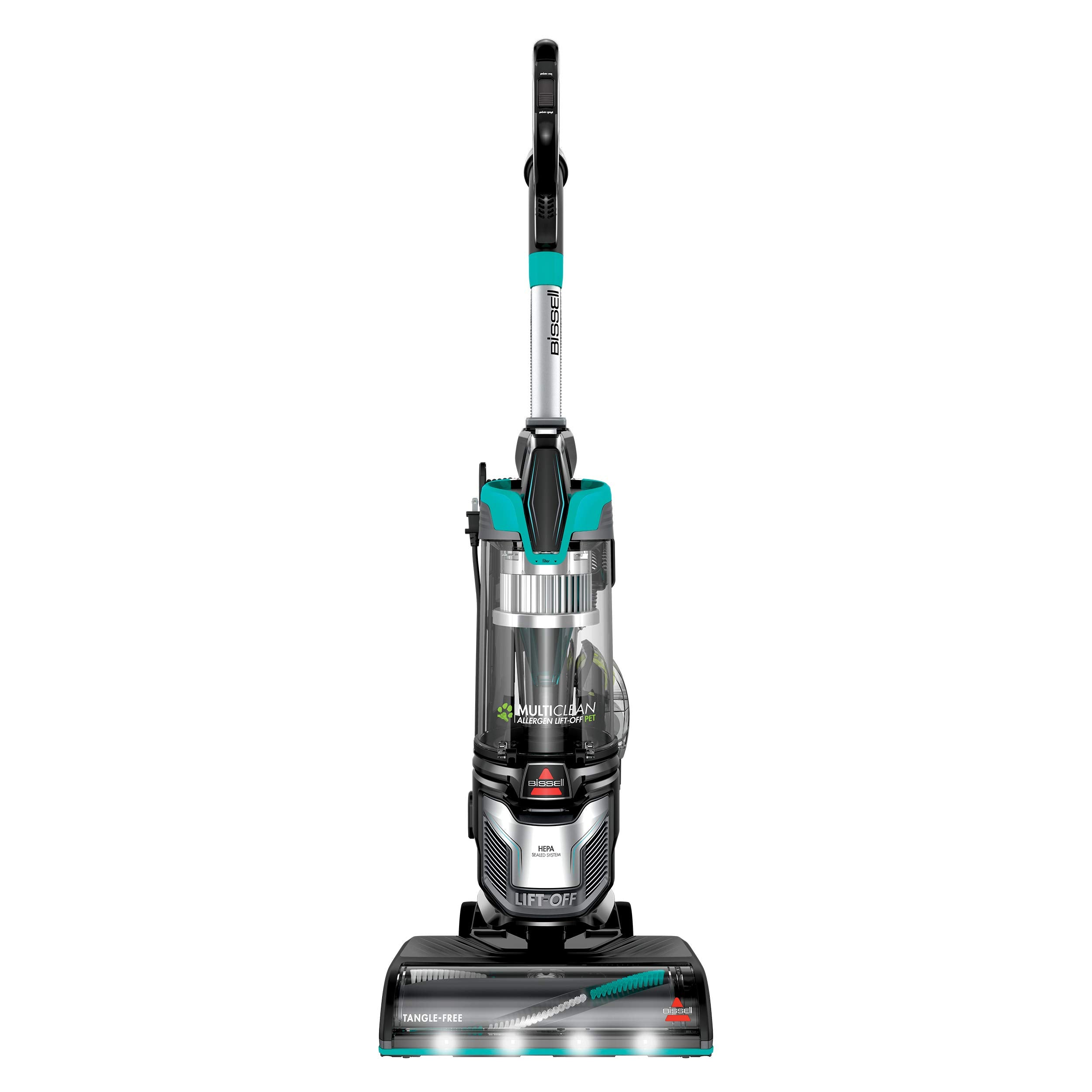 BISSELL MultiClean Allergen Lift-Off front view highlights powerful pet hair pickup.