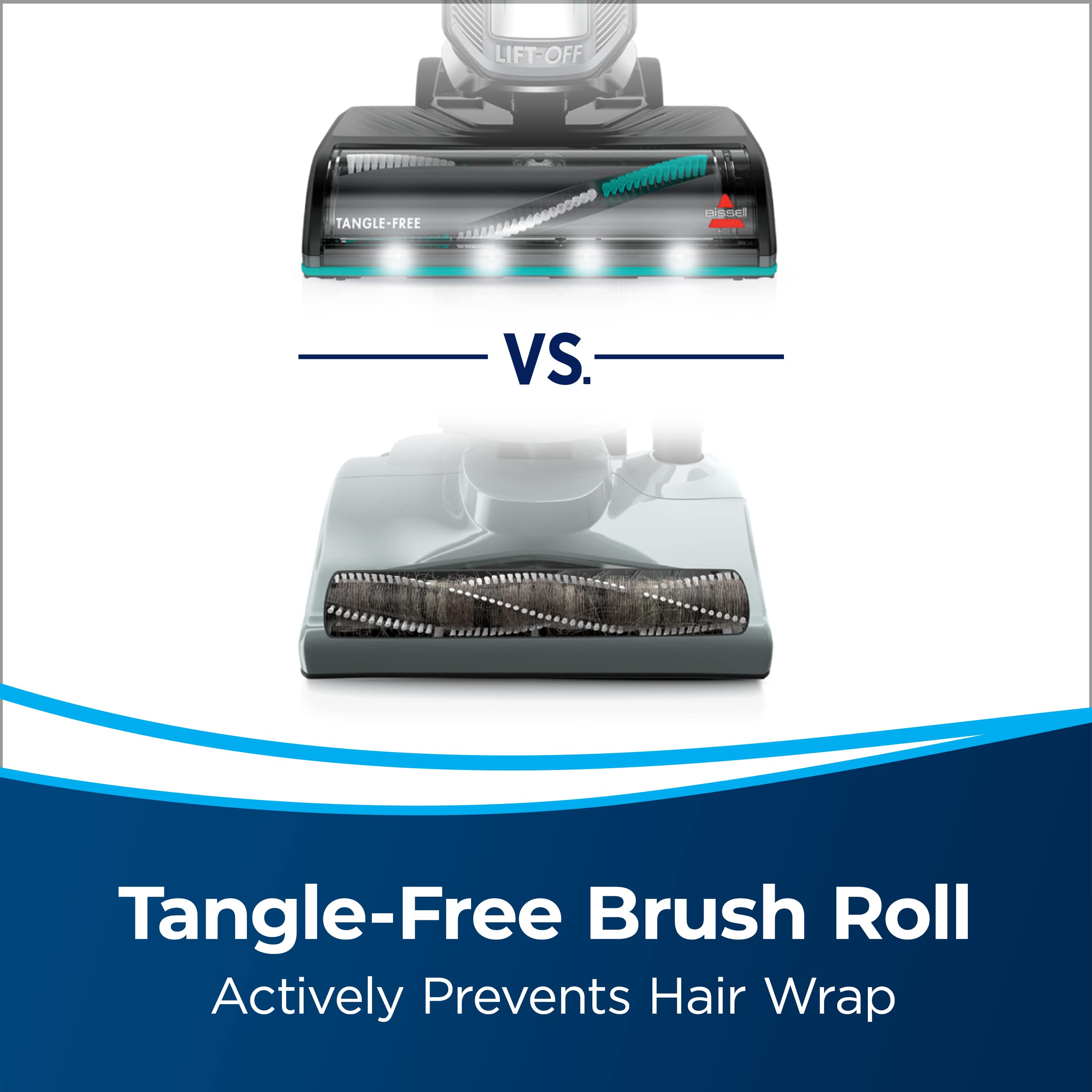 BISSELL Allergen Sealed System traps 99.97% of dust and allergens.