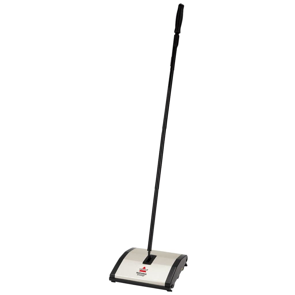 Bissell Natural Sweep dual rotating brushes cleaning floors quickly