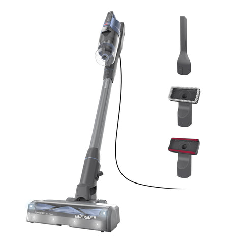 Bissell PowerClean FurFinder Headlights illuminate hidden fur for easier cleaning.