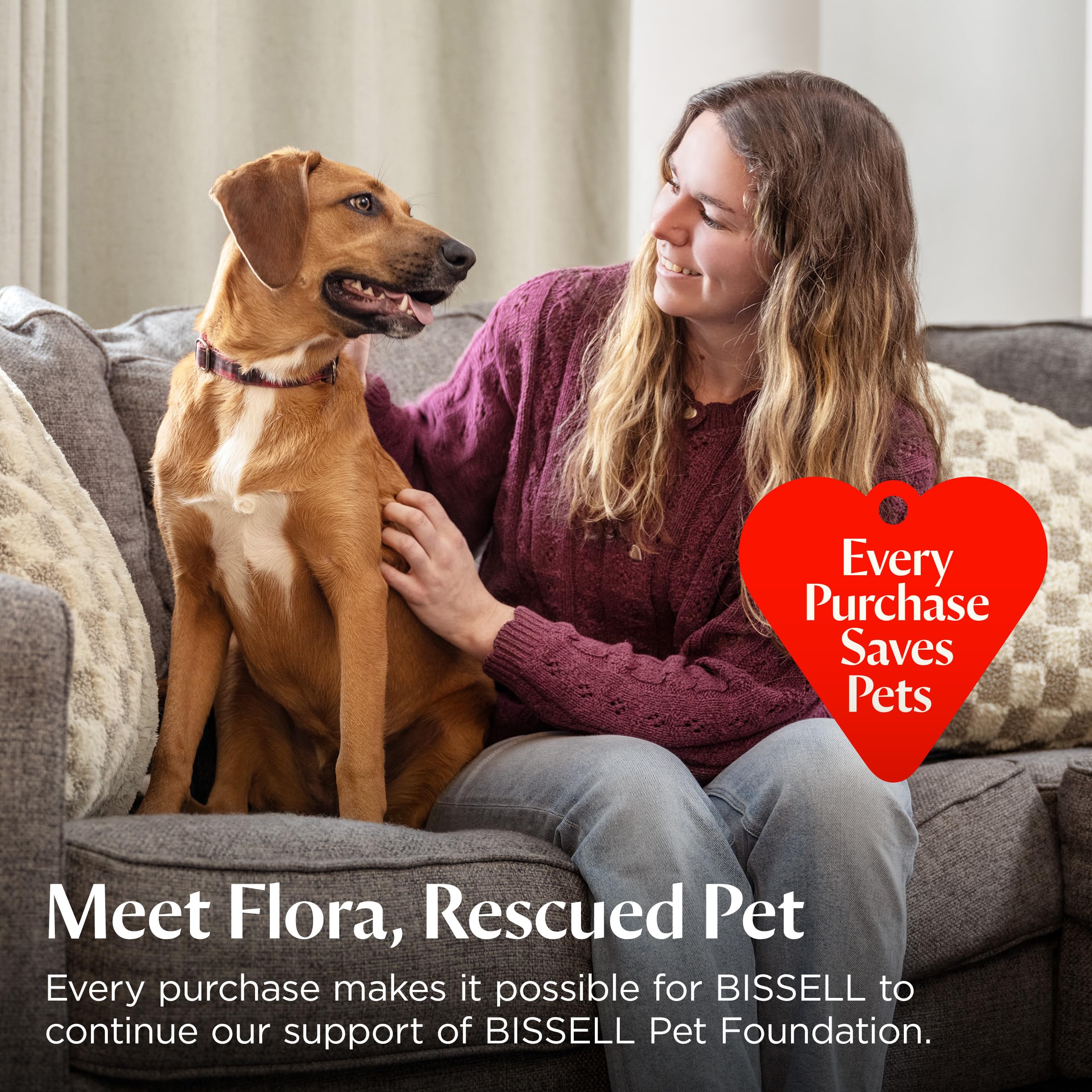 Bissell PowerClean FurFinder Multi-Surface cleaning on floors and rugs.