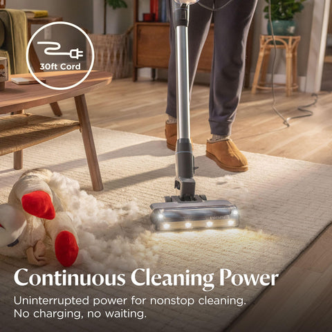 Bissell PowerClean FurFinder Self-Standing design pauses cleaning mid-task.