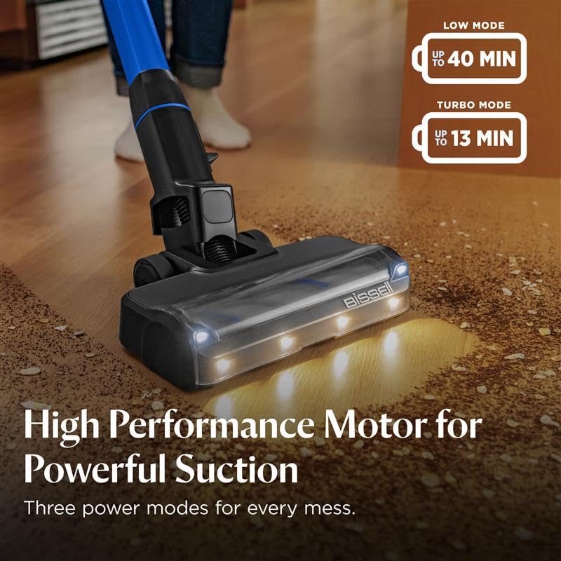 Bissell PowerClean self-standing design allows easy pauses and charging