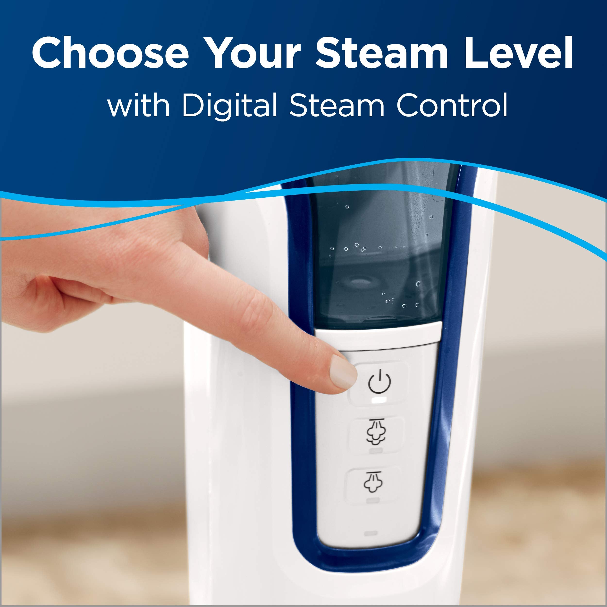 Bissell PowerFresh Deluxe 30-second warm-up ready to clean quickly