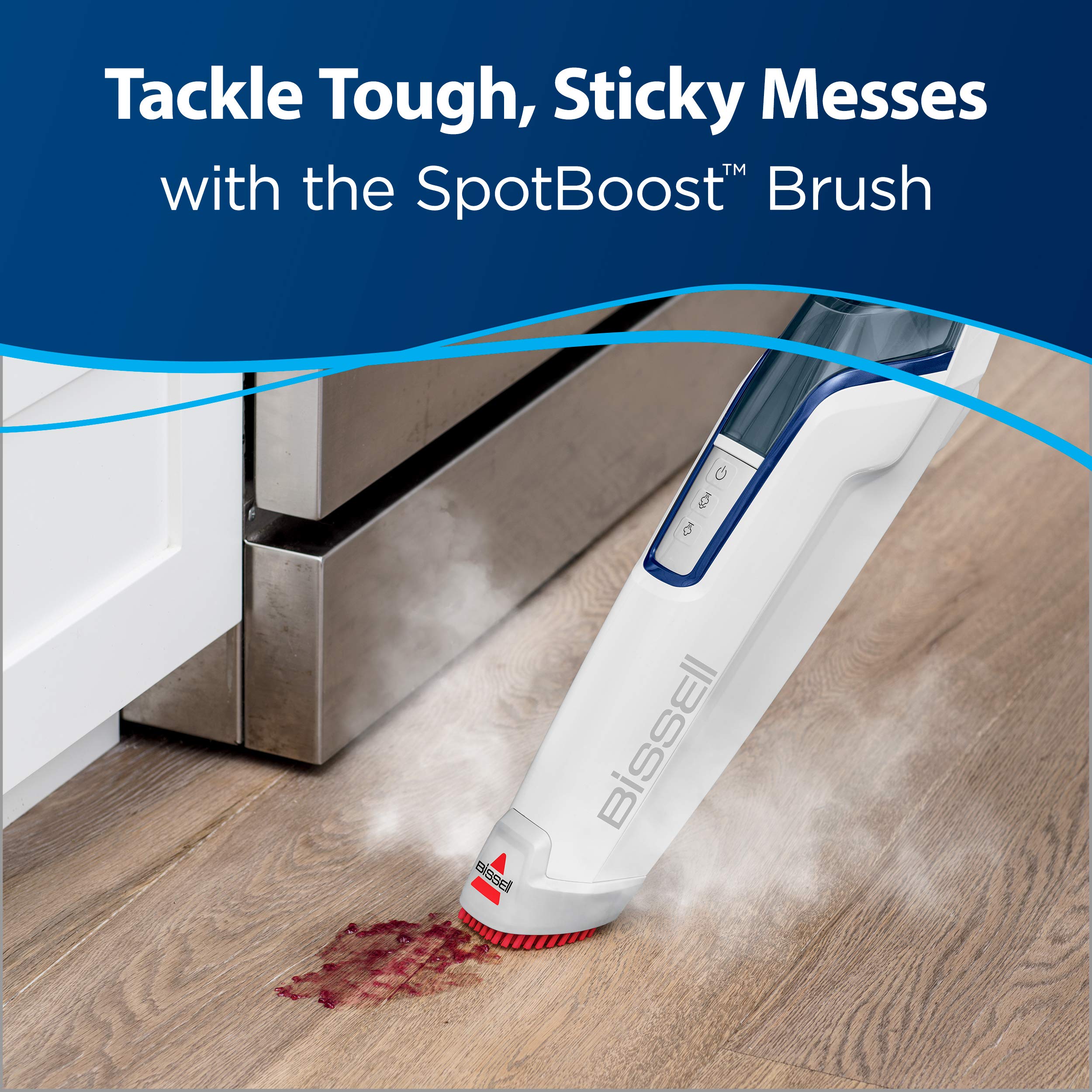 Bissell PowerFresh Deluxe fragrance disc showcasing fresh scent during cleaning