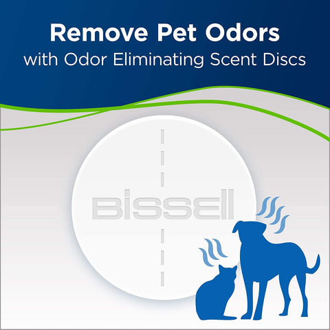 23-foot cord on BISSELL PowerFresh Pet Steam Mop for extended reach