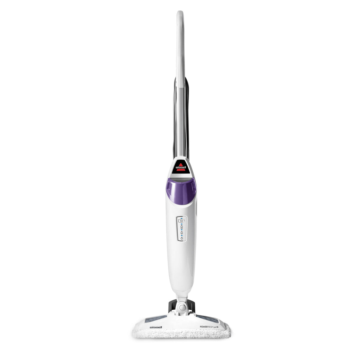 BISSELL PowerFresh Pet Steam Mop in use sanitizing sealed floors with steam