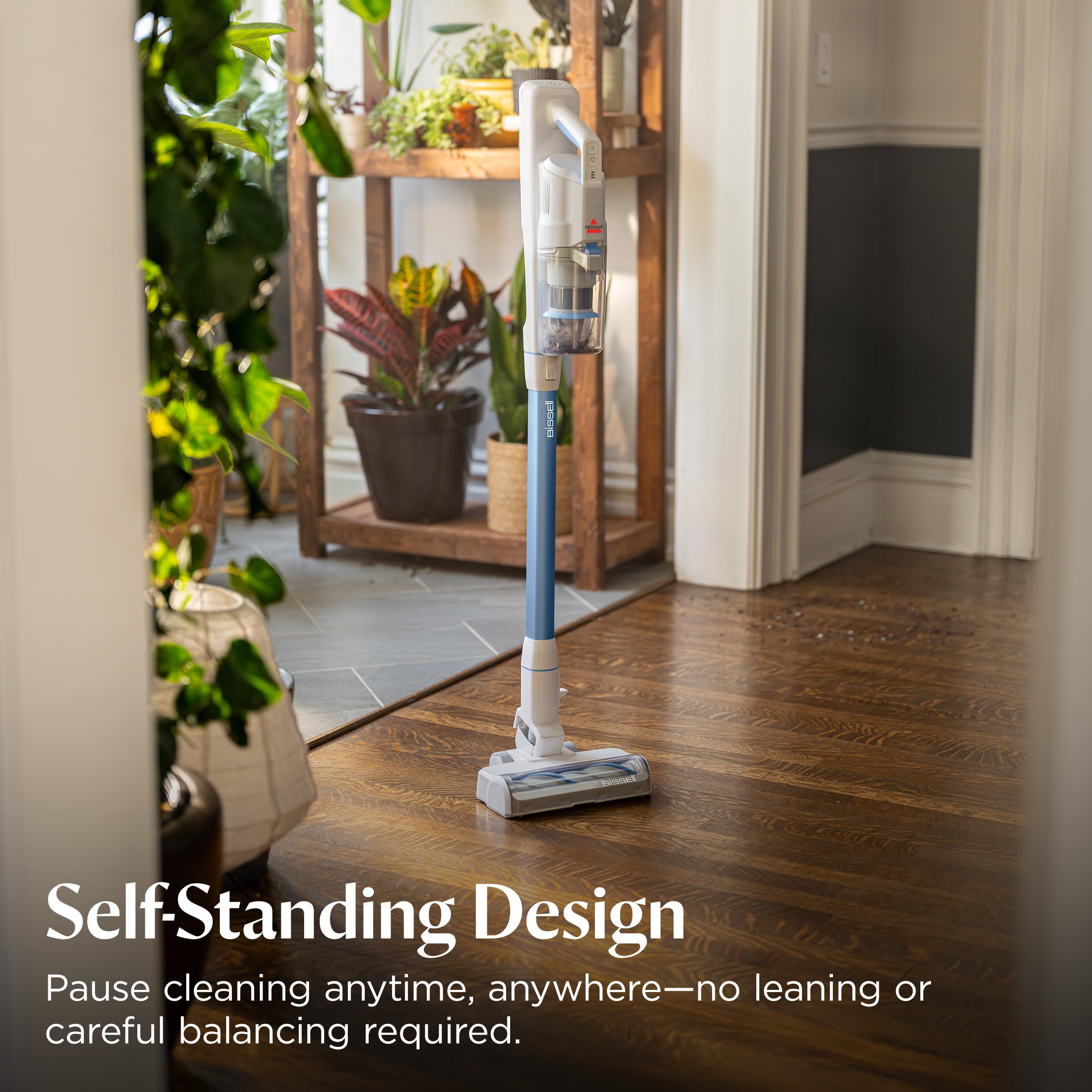 Bissell PowerClean removable battery for versatile, extended cleaning sessions.