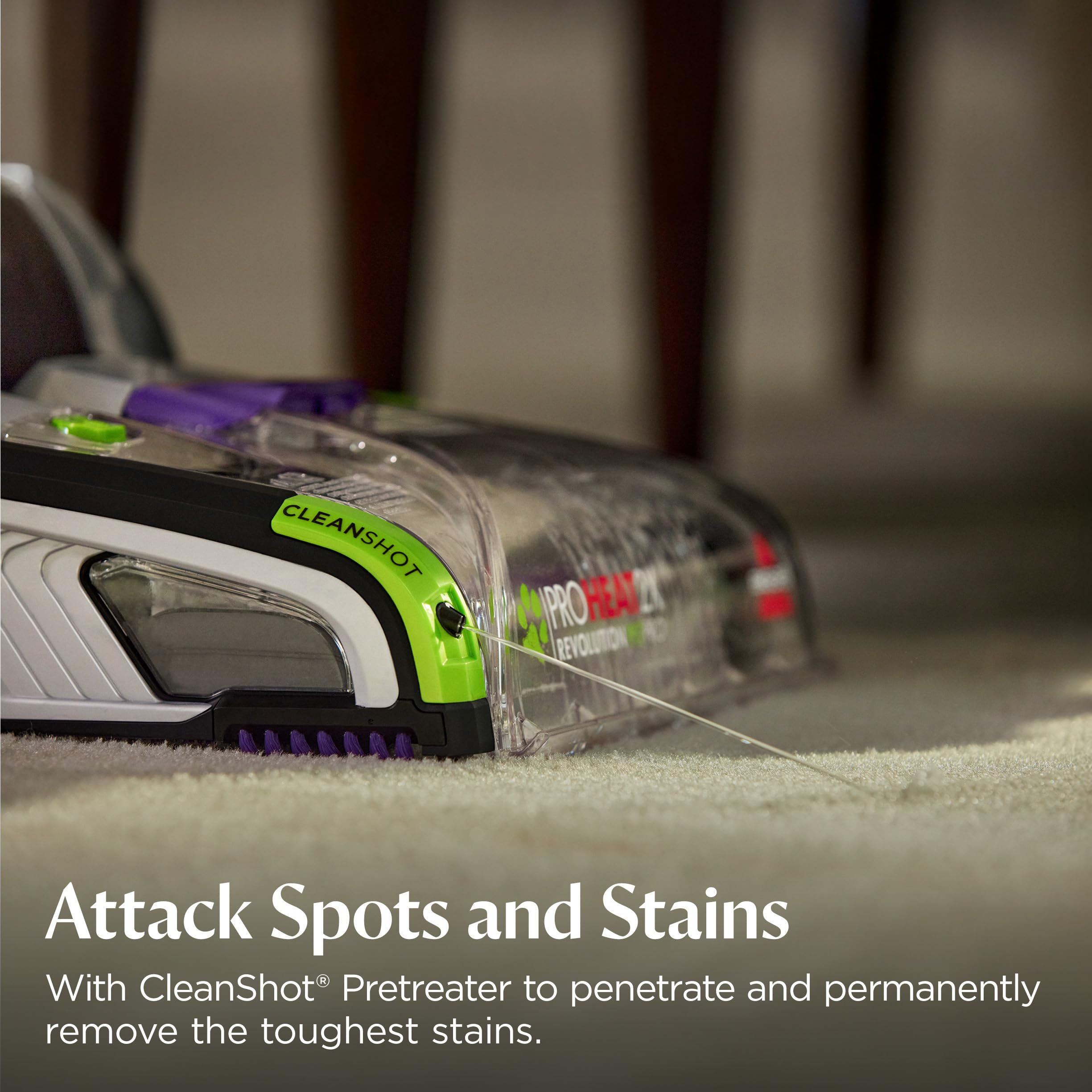 Removable brush roll cover simplifies maintenance after heavy-duty pet messes
