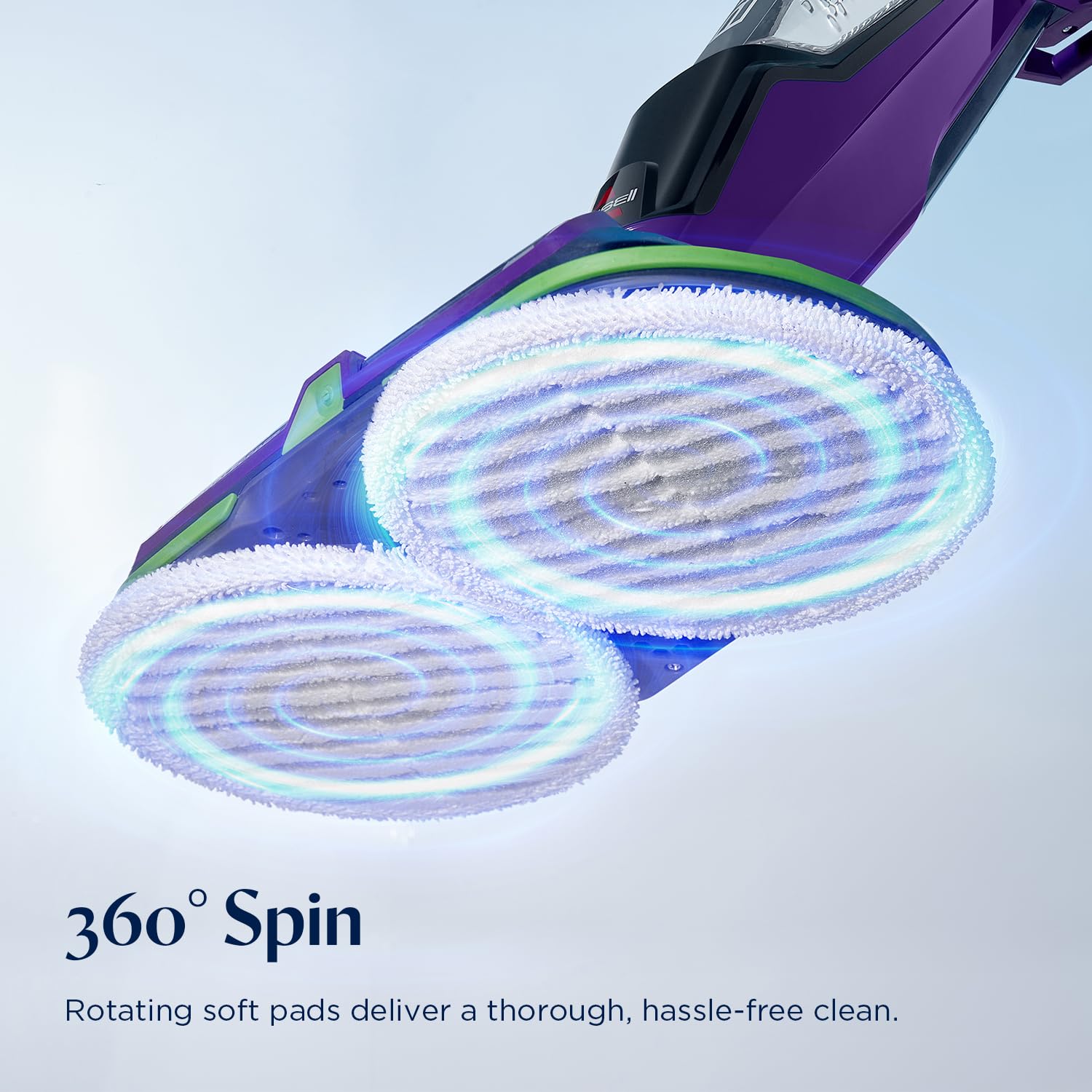 Bissell SpinWave cordless PET mop with washable pads for reuse