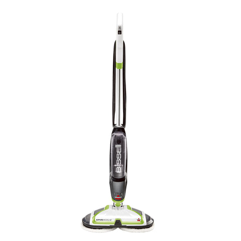 Bissell SpinWave pad kit in use delivering thorough cleaning on floors.