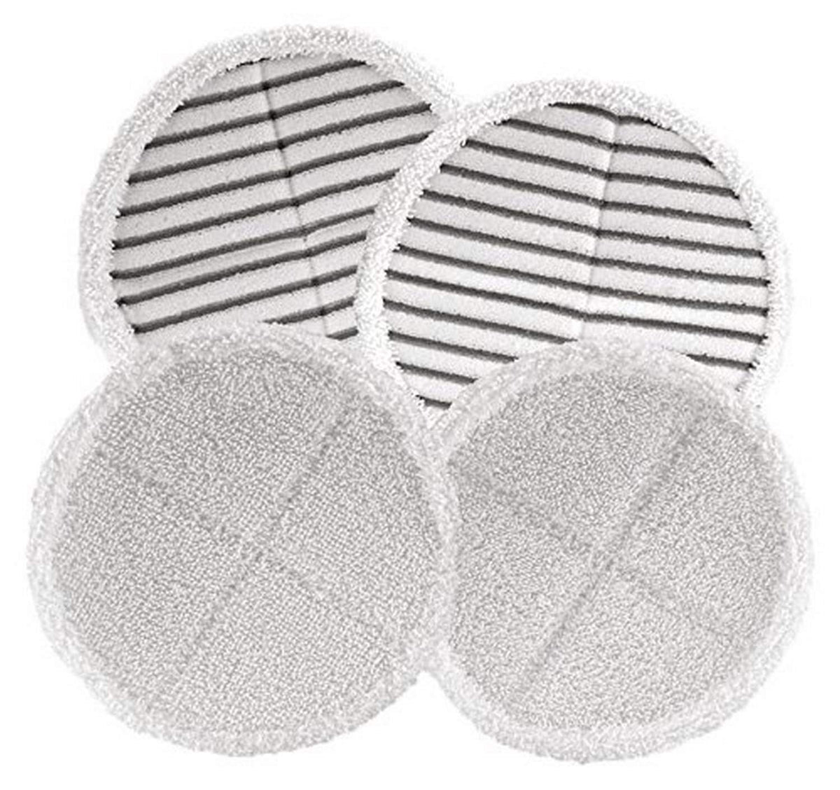 Bissell SpinWave soft touch pads for gentle cleaning on hard floors.