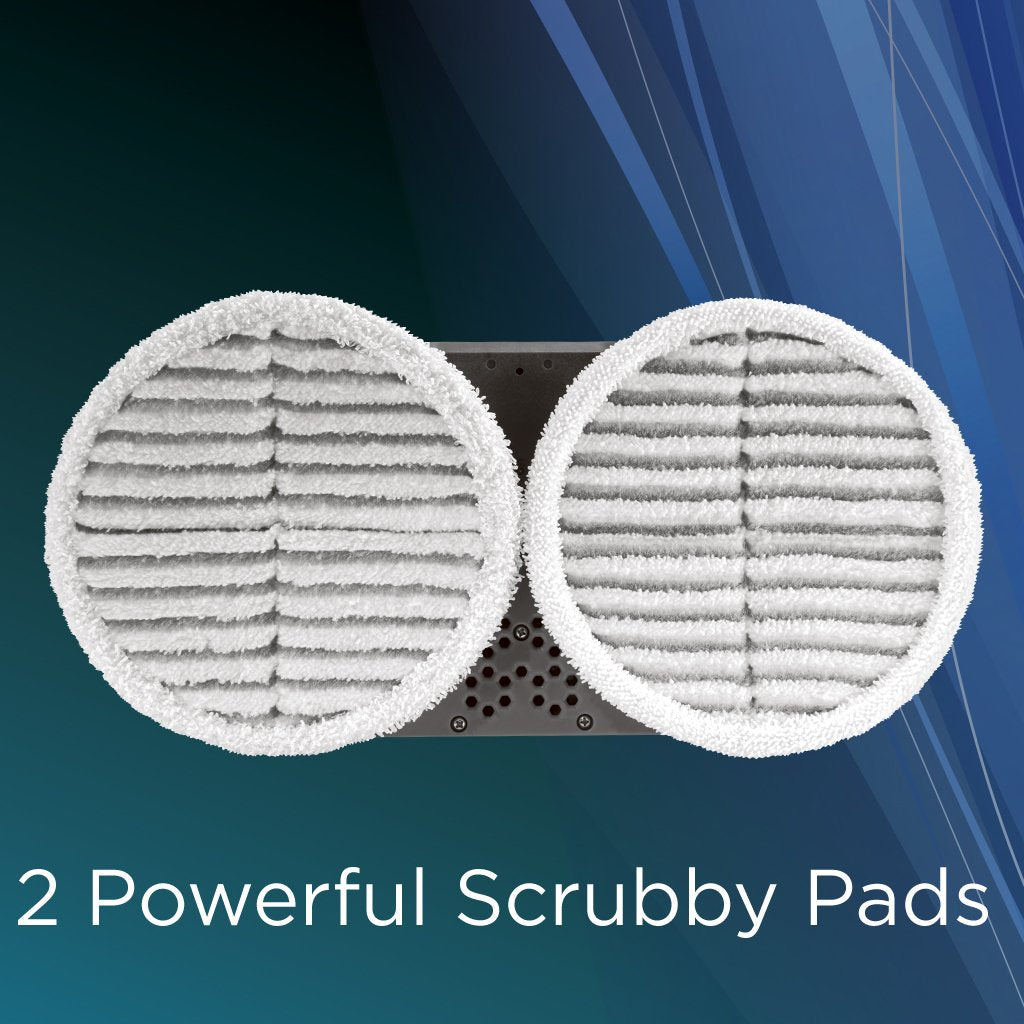 Bissell SpinWave mop pad kit with washable design reduces waste.