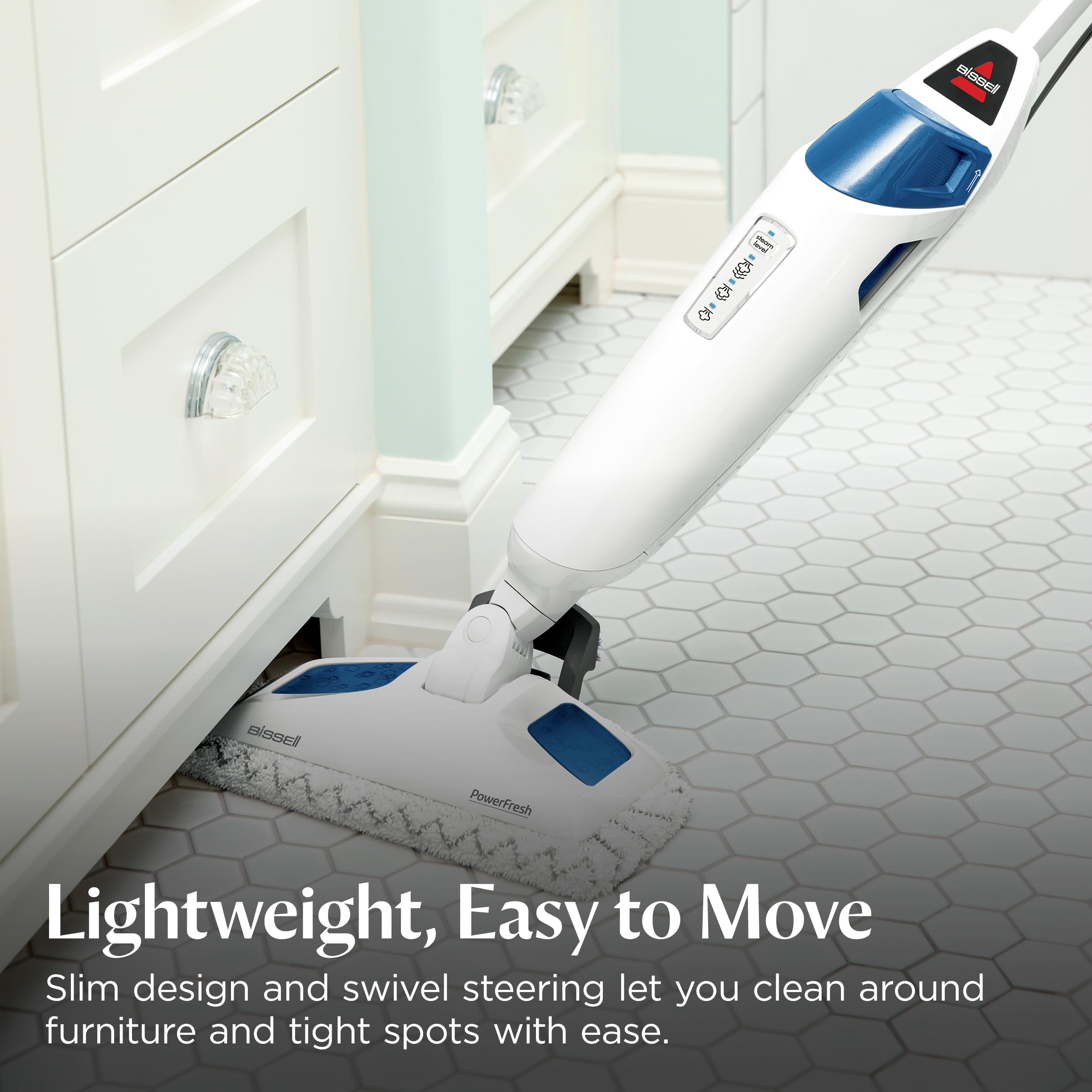 BISSELL 1940A on sealed hardwood and tile surfaces