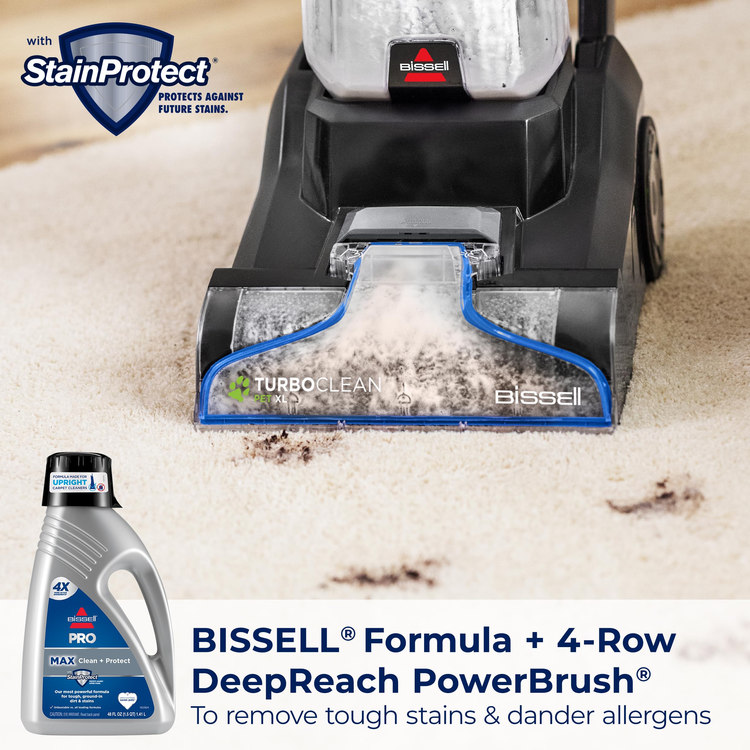 Bissell TurboClean Pet XL spraying crevice tool reaches hard-to-reach gaps