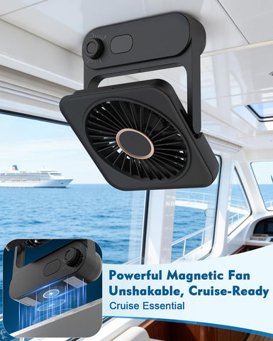 Biswitif magnetic-base view shows secure mounting on metal surfaces during travel.