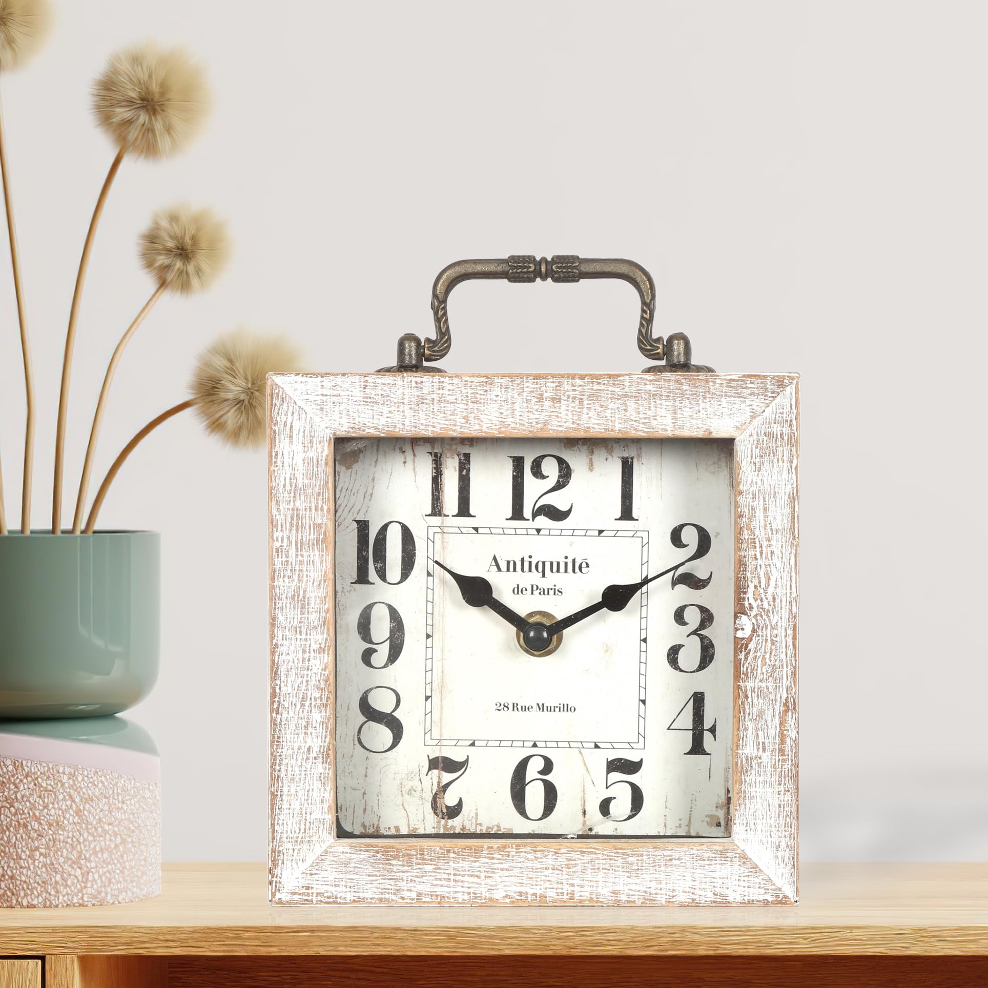 BITALYE battery-operated clock with Santai movement for reliability
