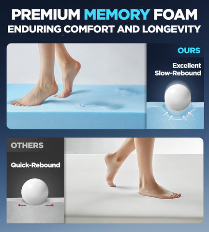 Biteany 3D air mesh design promoting breathability for cooler sleep