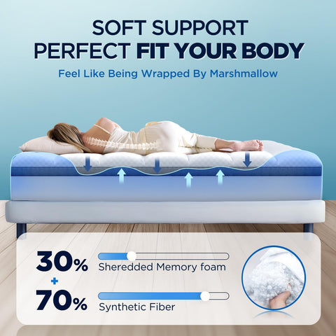 Biteany air mesh sides demonstrate increased breathability for cooler sleep.