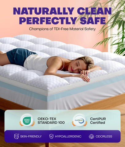 Biteany four corner straps prevent shifting for undisturbed sleep.