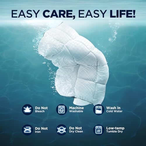 Biteany king-size topper placed on a bed for full coverage.