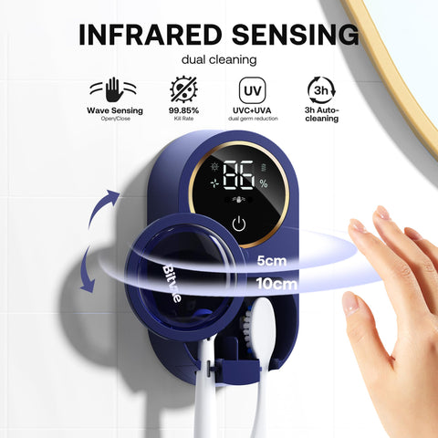 Bitvae sensor-activated cleaner demonstrates infrared auto-open feature.
