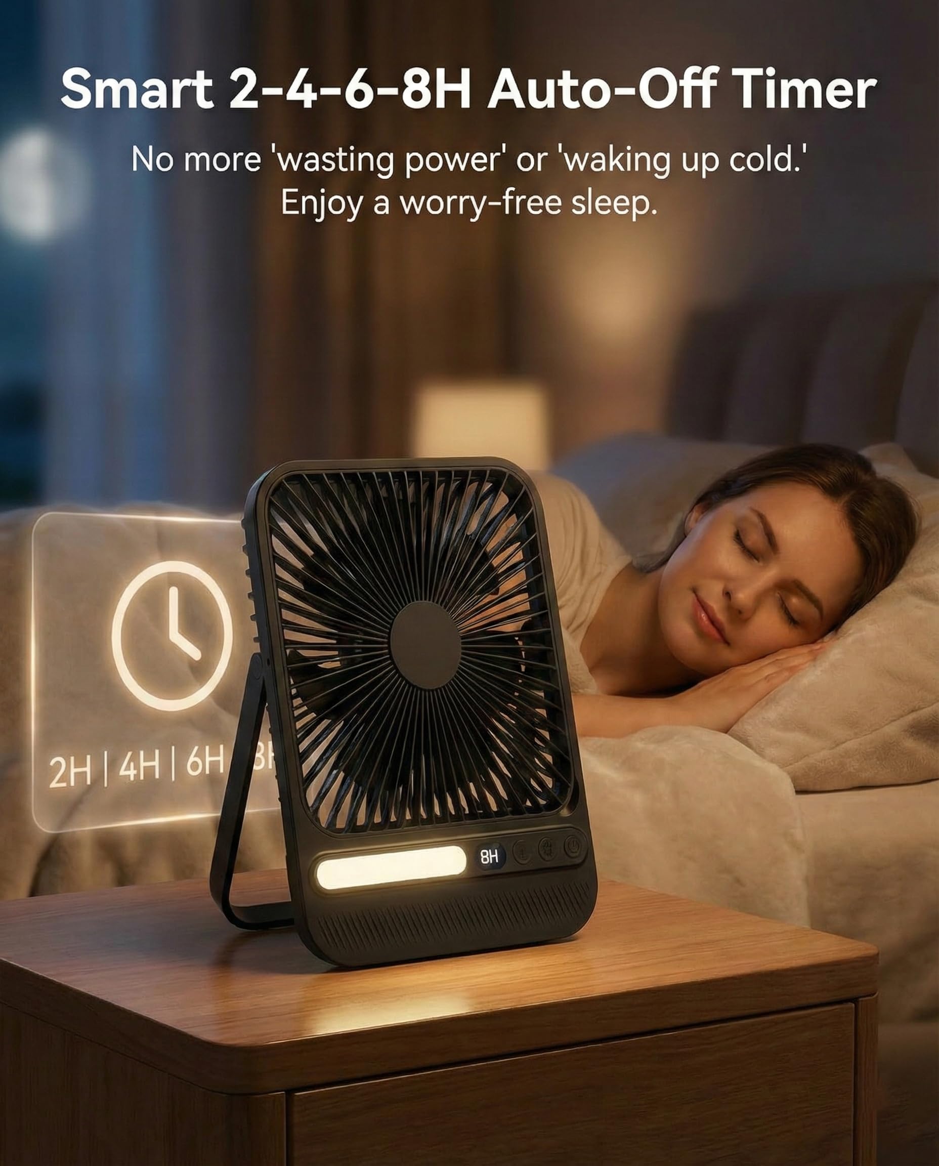 BIVBTP four-speed settings offer customizable, quiet airflow