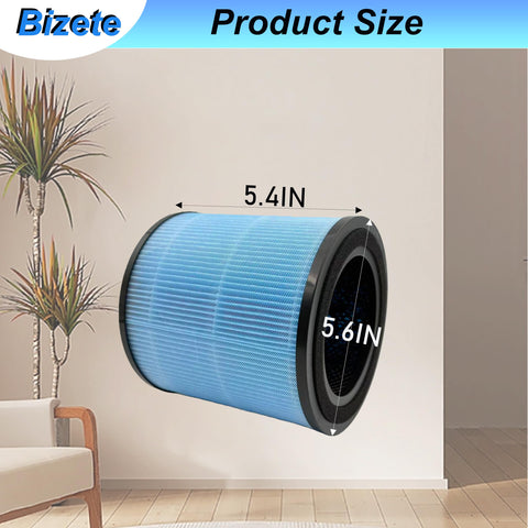 Bizete AP0601 easy installation with quick filter reset for hassle-free upkeep.