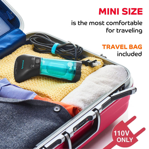 BIZOND Steamer's lightweight ergonomic handle fits comfortably in hand.