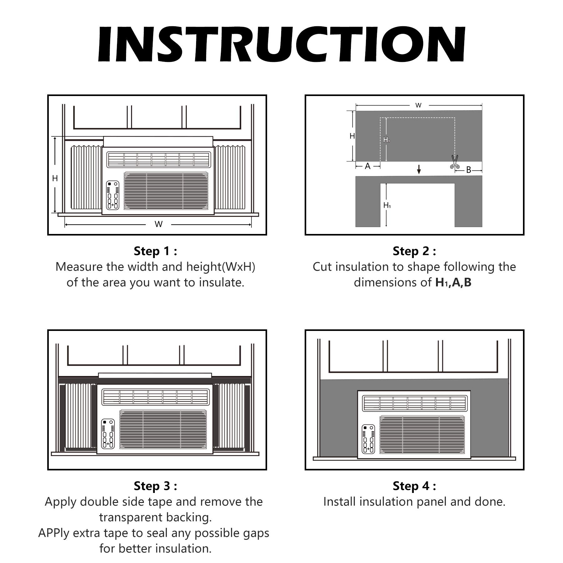 BJADE'S all-season protection blocks insects and drafts for a neater window area
