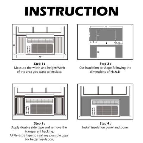 BJADE'S all-season protection blocks insects and drafts for a neater window area