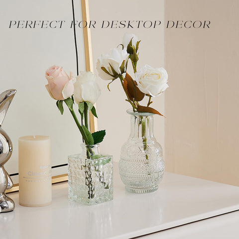 BJONKZ Compact desktop vases brighten desks and shelves