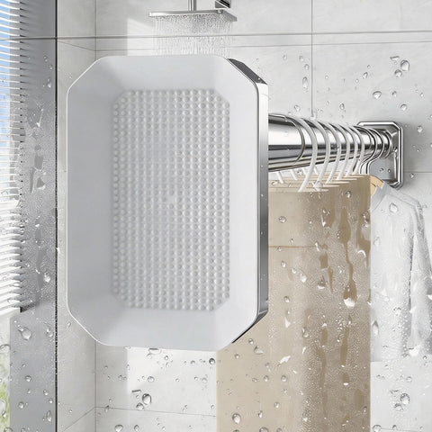 BKMAMLAb rubber-padded base grips walls securely without drilling.