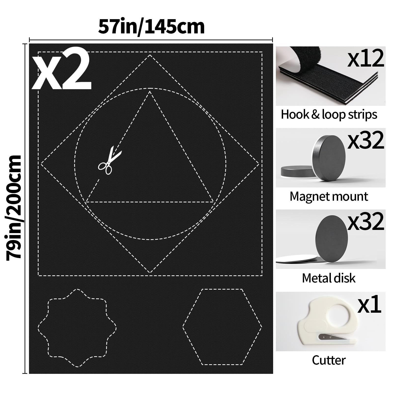 BKSAI blackout cover fits bedrooms, nurseries, offices, and media rooms.