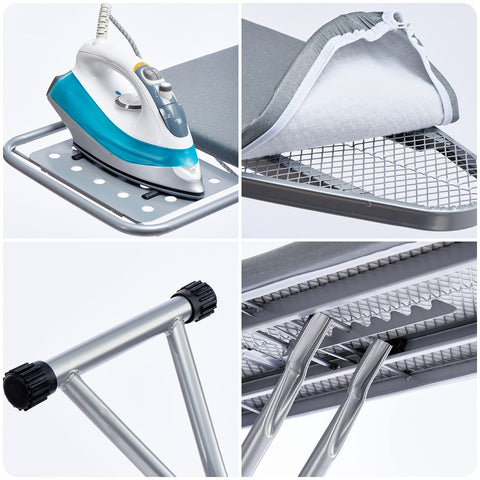 BKTD ironing board dimensions 13-34-53 inches for ample workspace