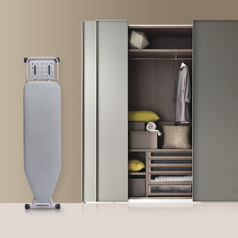 BKTD ironing board sturdy metal frame supports heavy garments