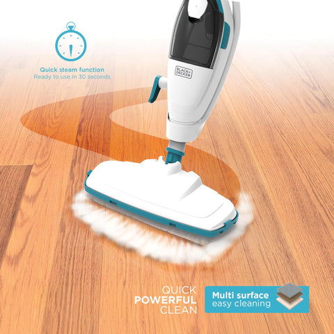 Black+Decker compact foldable design saves space.