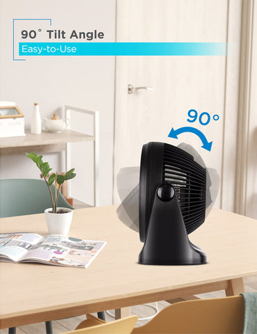 Black+Decker control knob allows effortless airflow adjustments