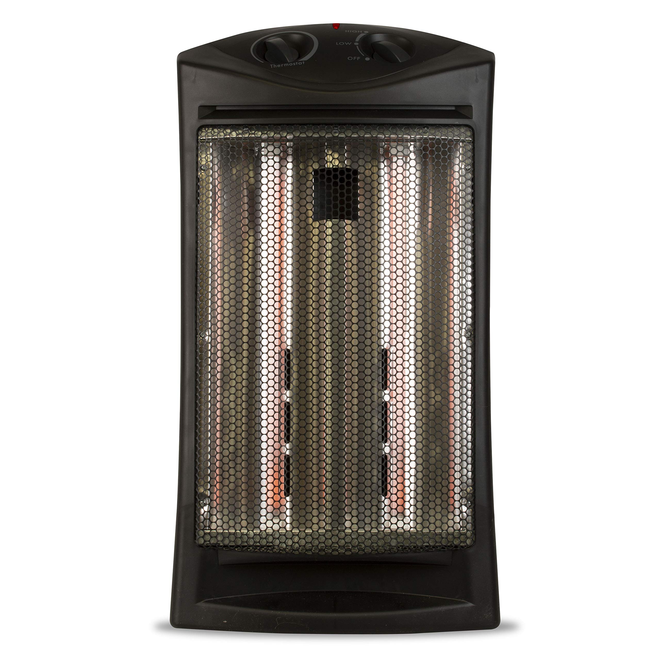 BLACK+DECKER BHTI06 heat emission with dual quartz tubes for fast warming