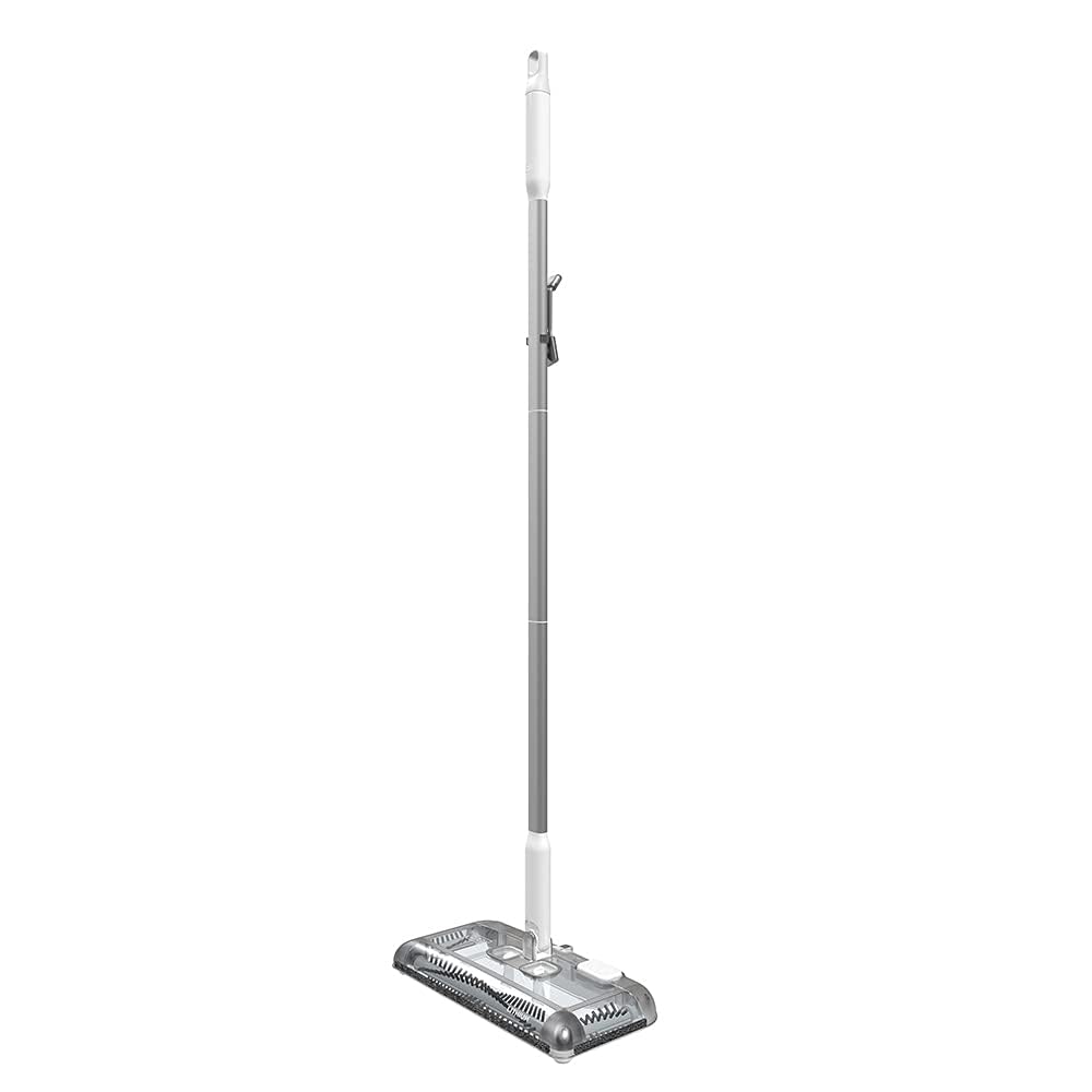 BLACK+DECKER carpet sweeper offers up to 50 minutes of cordless cleaning power.