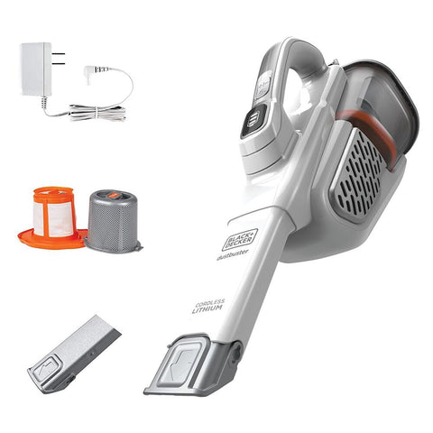BLACK+DECKER Dust Buster AdvancedClean+ handheld for quick car cleanup.