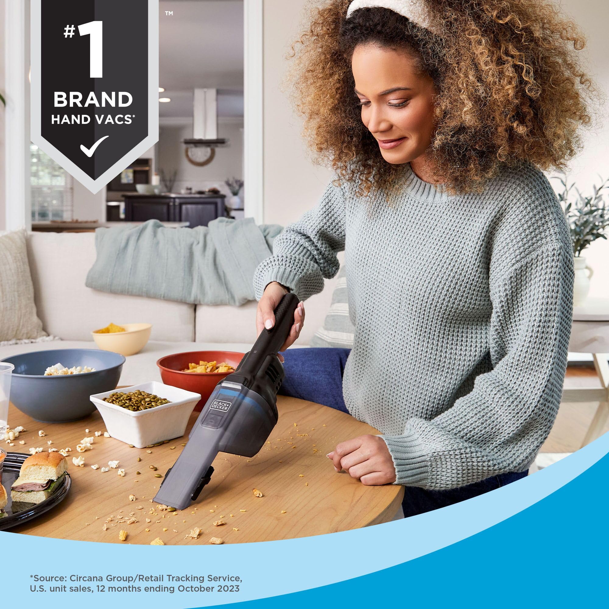 BLACK+DECKER Dustbuster Blast cordless design for portable cleaning at home and in the car.
