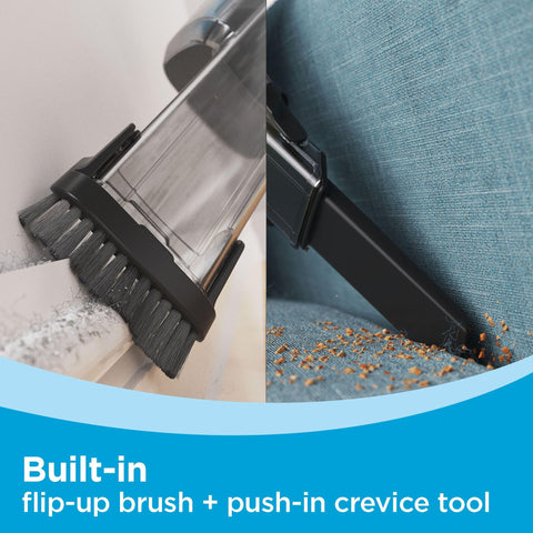 BLACK+DECKER Dustbuster Blast 290 mL dirt bowl for quick emptying.