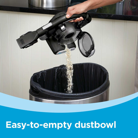 Black+Decker Dustbuster Flex compact design is easy to hold
