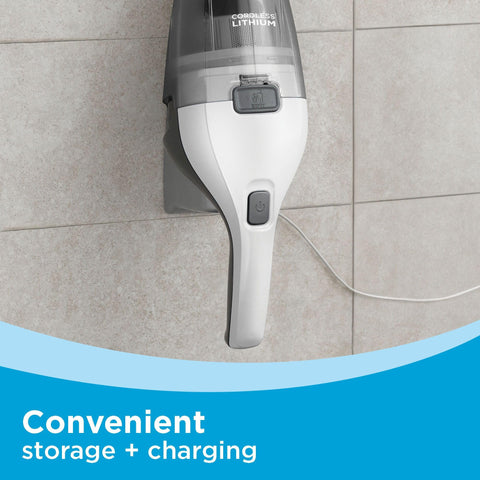 BLACK+DECKER Dustbuster QuickClean lightweight design for easy one-handed use.