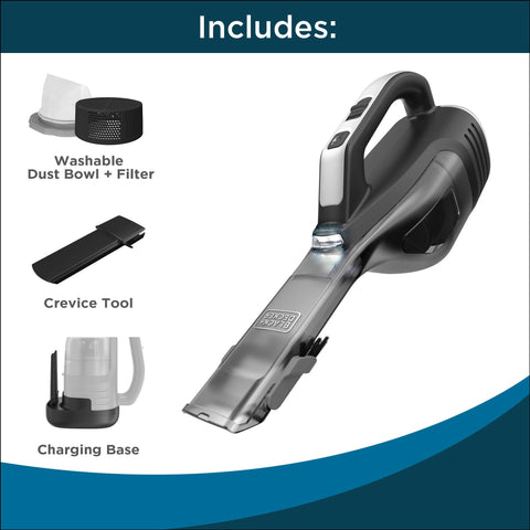 Charging base for BLACK+DECKER Dustbuster Reveal enables easy recharging