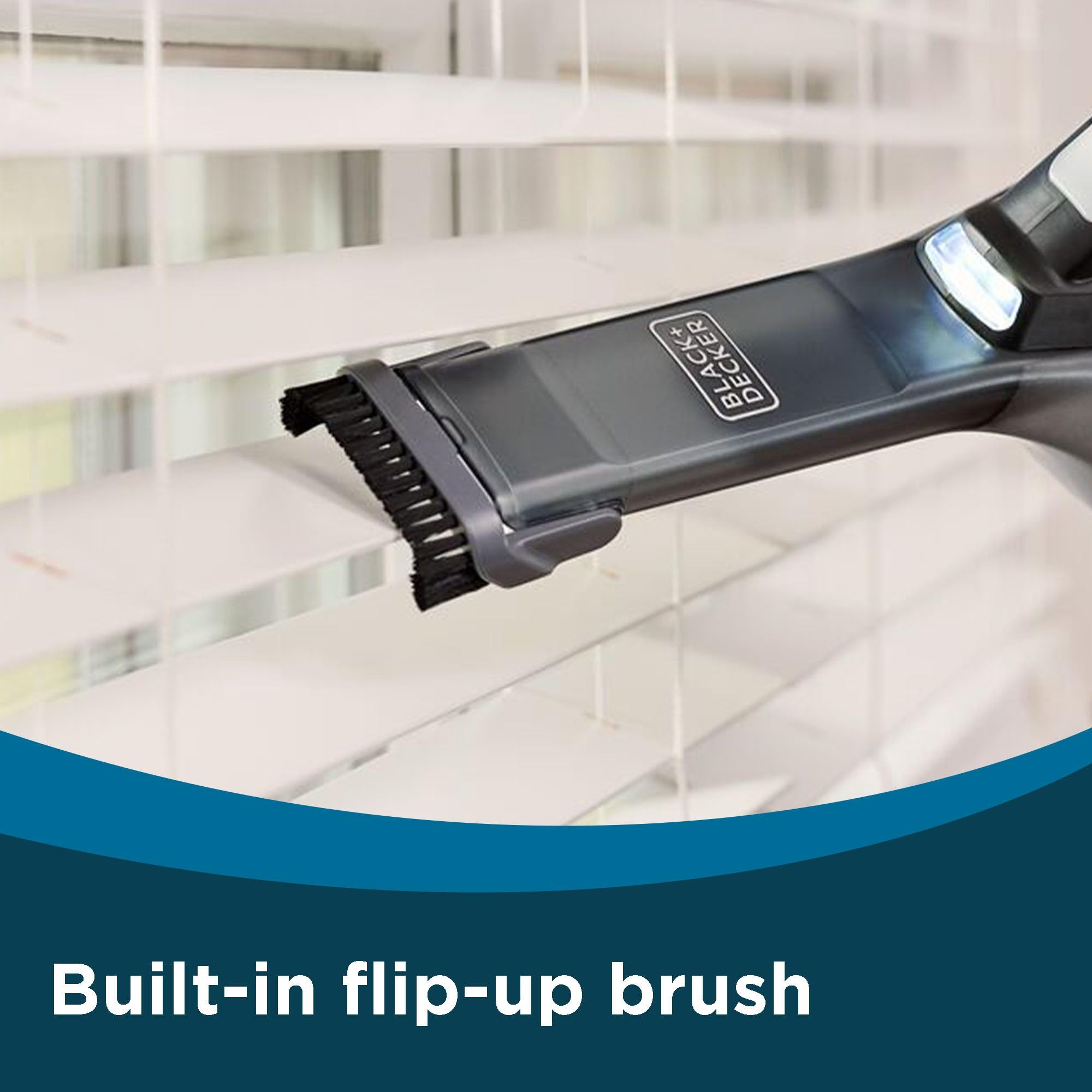 Compact storage of BLACK+DECKER Dustbuster Reveal fits small spaces